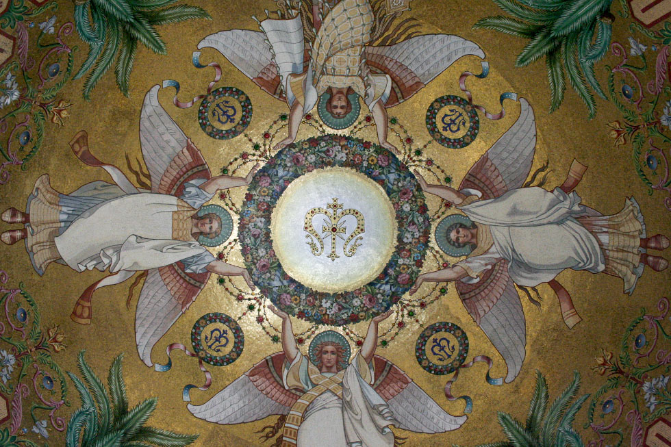 the restored cupola