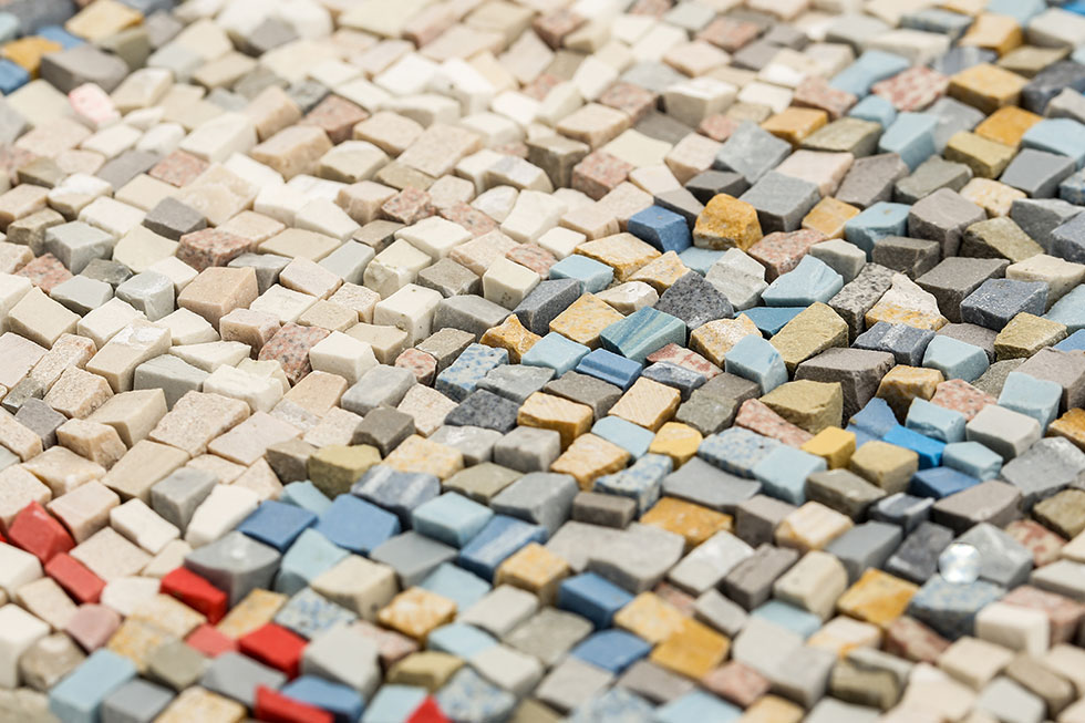 vue rasante de la mosaïque, atelier emaaa