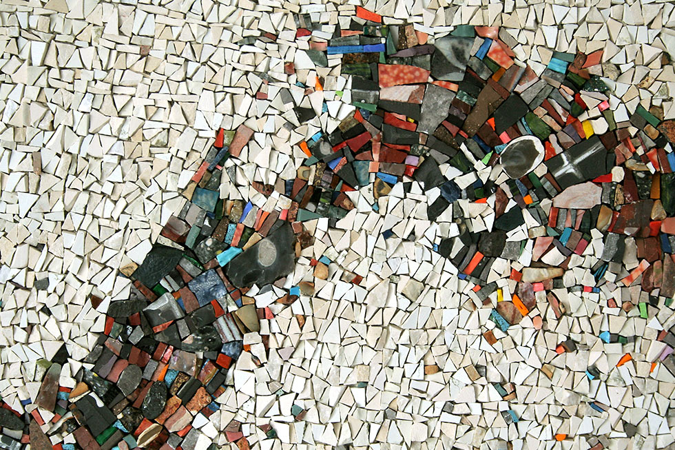mosaIque de matériaux très mixtes