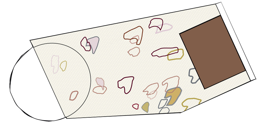 Preparatory drawings for entrance