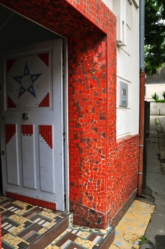 porte de l'étoile bleue de Tours restaurée